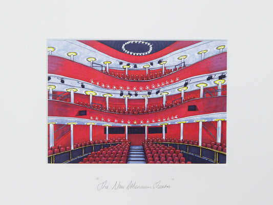 175 – Print of the New Athenaeum Theatre by Steven McClure